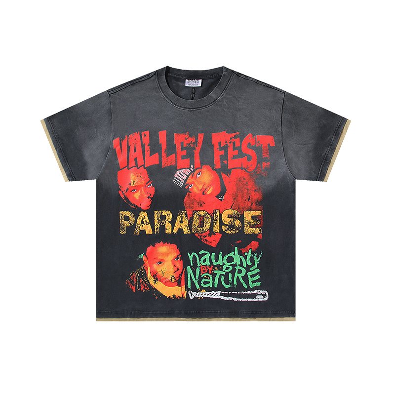 VALE USA Paradise Nature Washed Graphic T-Shirt