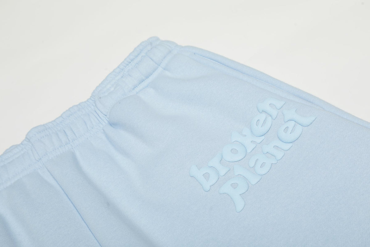 Sp5der Light Blue Tonal Graphic Zip Hoodie & Sweatpants Set