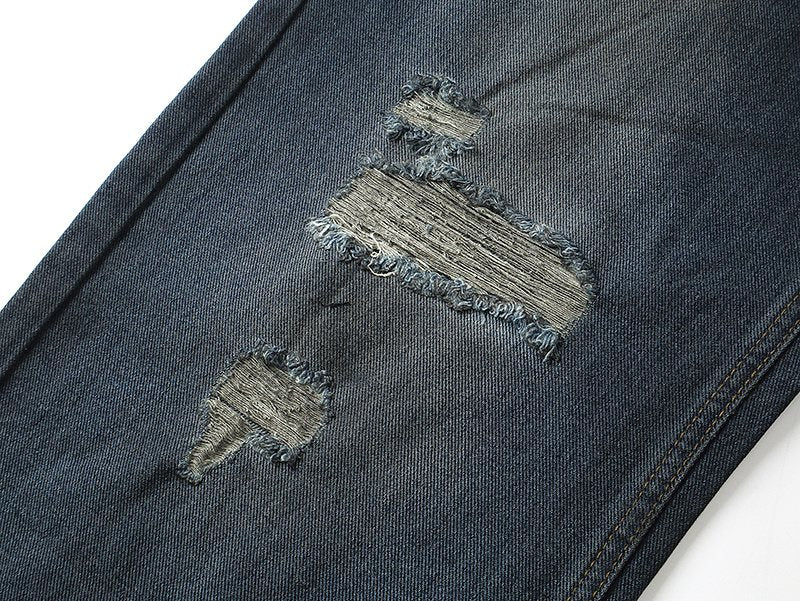 Purple Brand Dark Blue Distressed Jeans