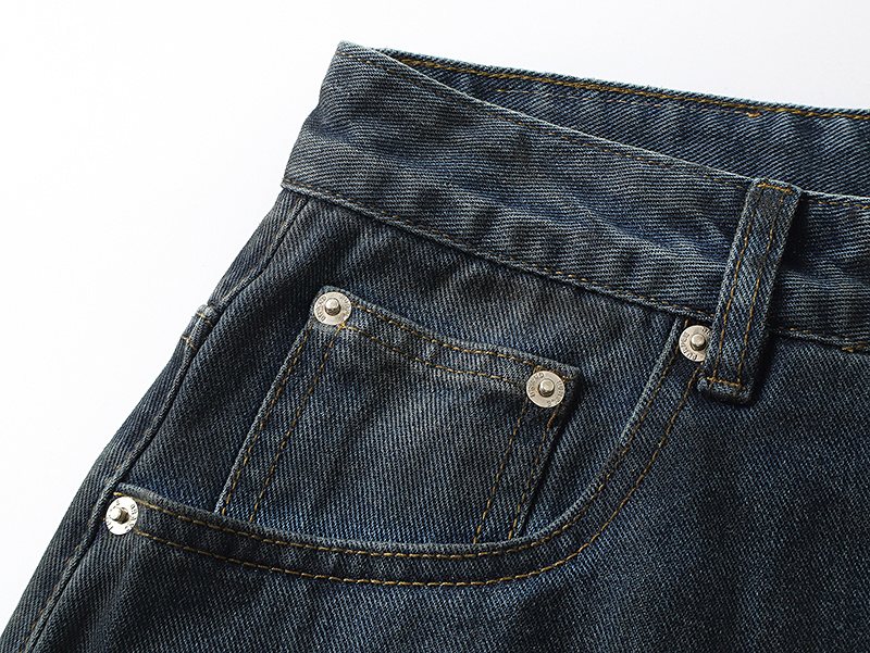 Purple Brand Dark Blue Distressed Jeans