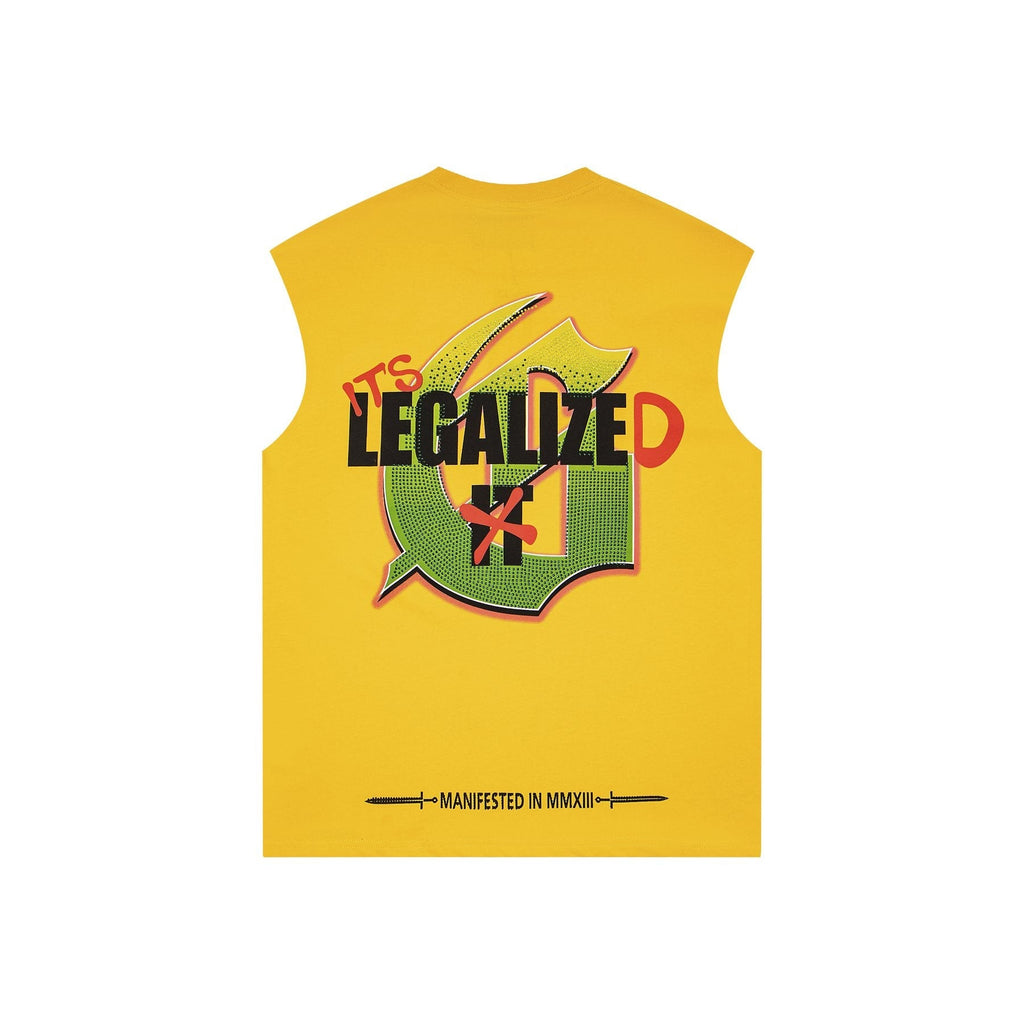 Godspeed Legalized Panther Graphic Sleeveless T-Shirt