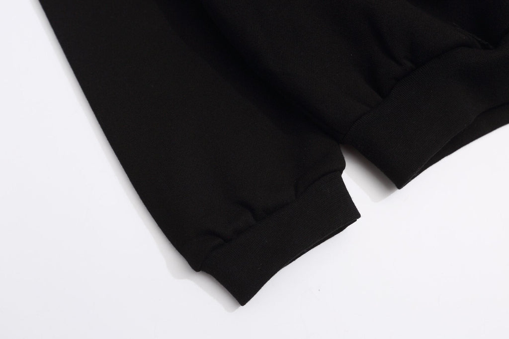Fear of God Essentials Arched Graphic Hoodie in Black