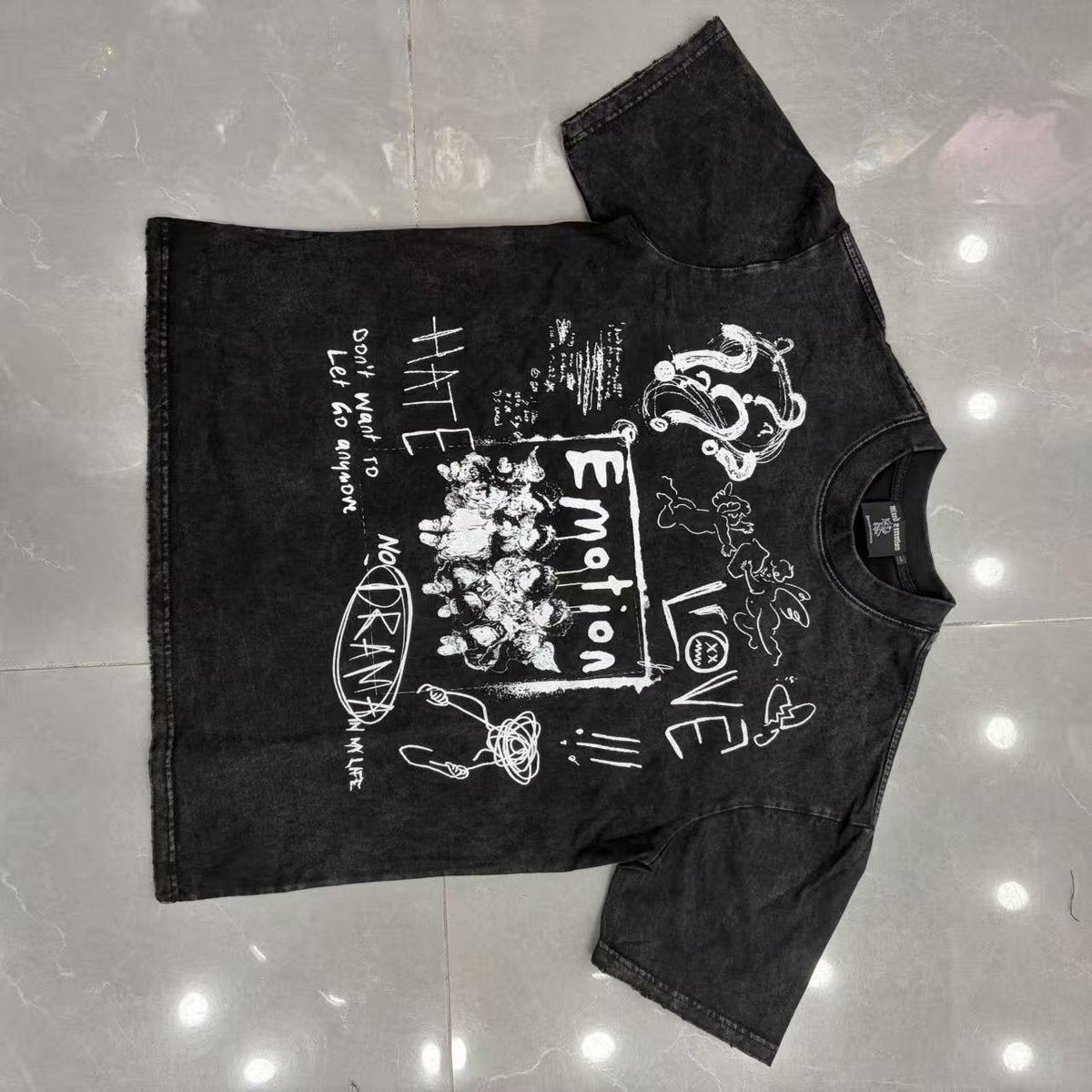 Mixed Emotion Love Hate Dream Graphic T-Shirt