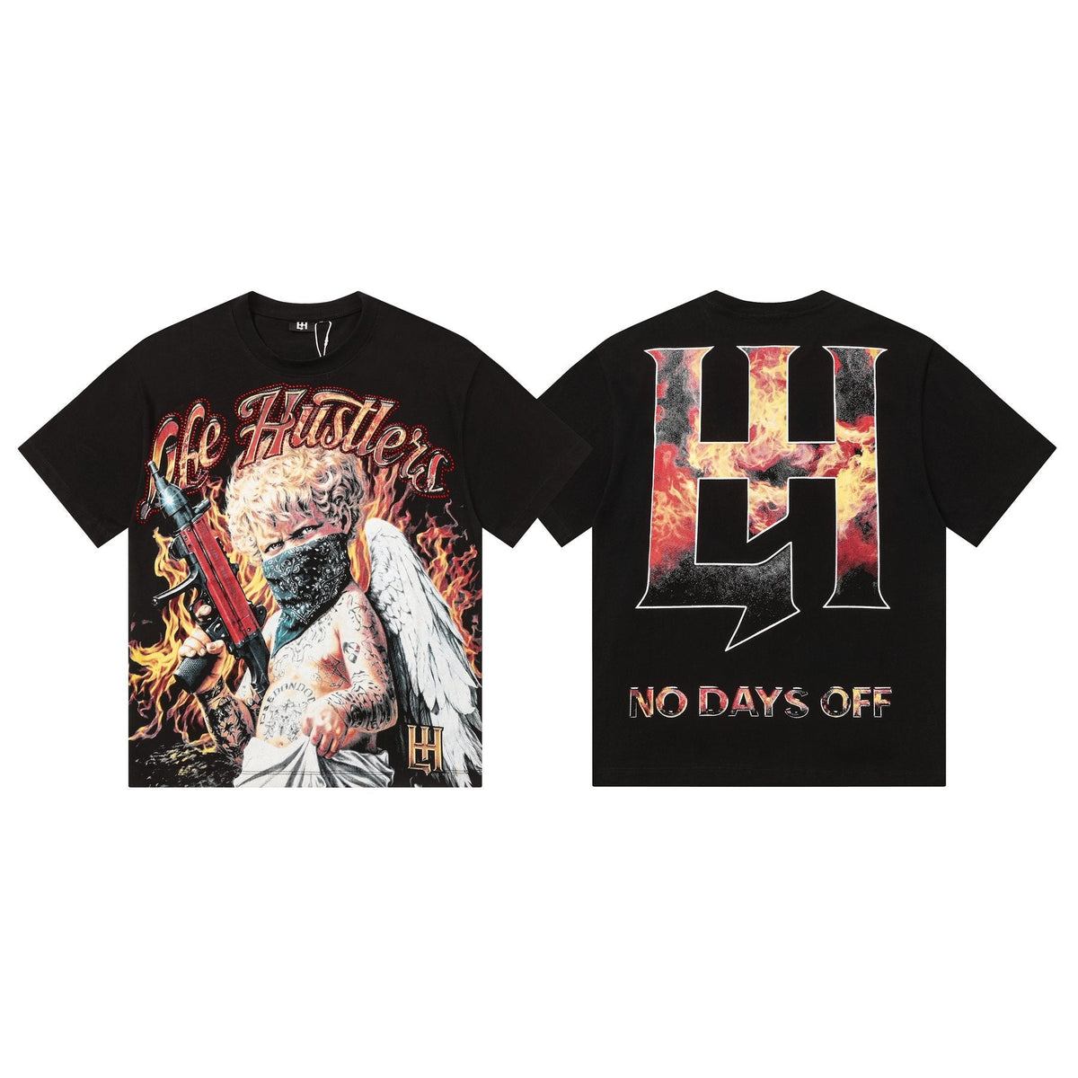 Life Hustlere No Days Off Graphic T-Shirt