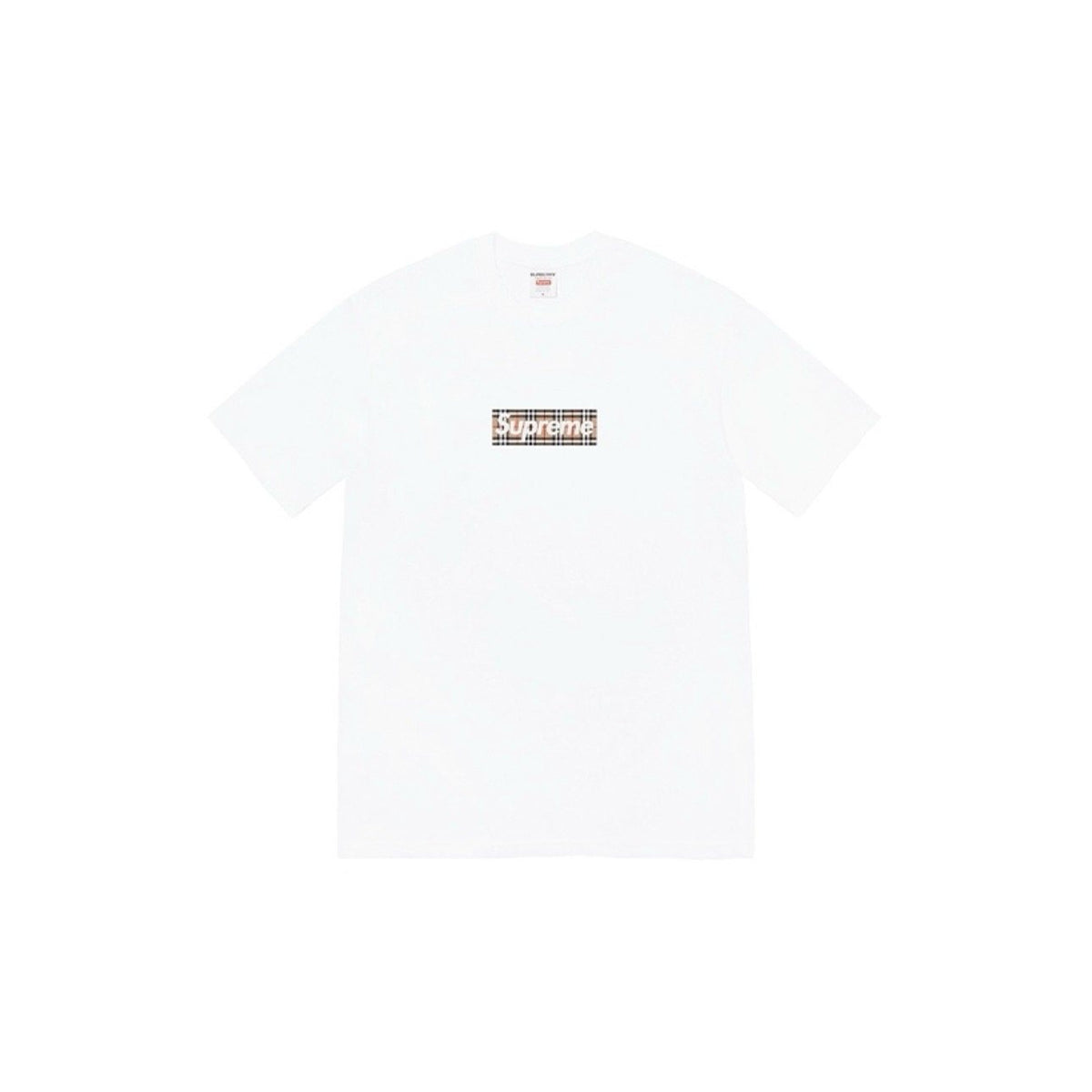 Supreme Plaid Box-Logo Graphic T-Shirt