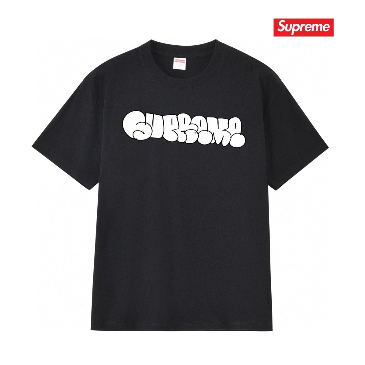 Supreme Homerun Baseball-Stitch Graphic T-Shirt