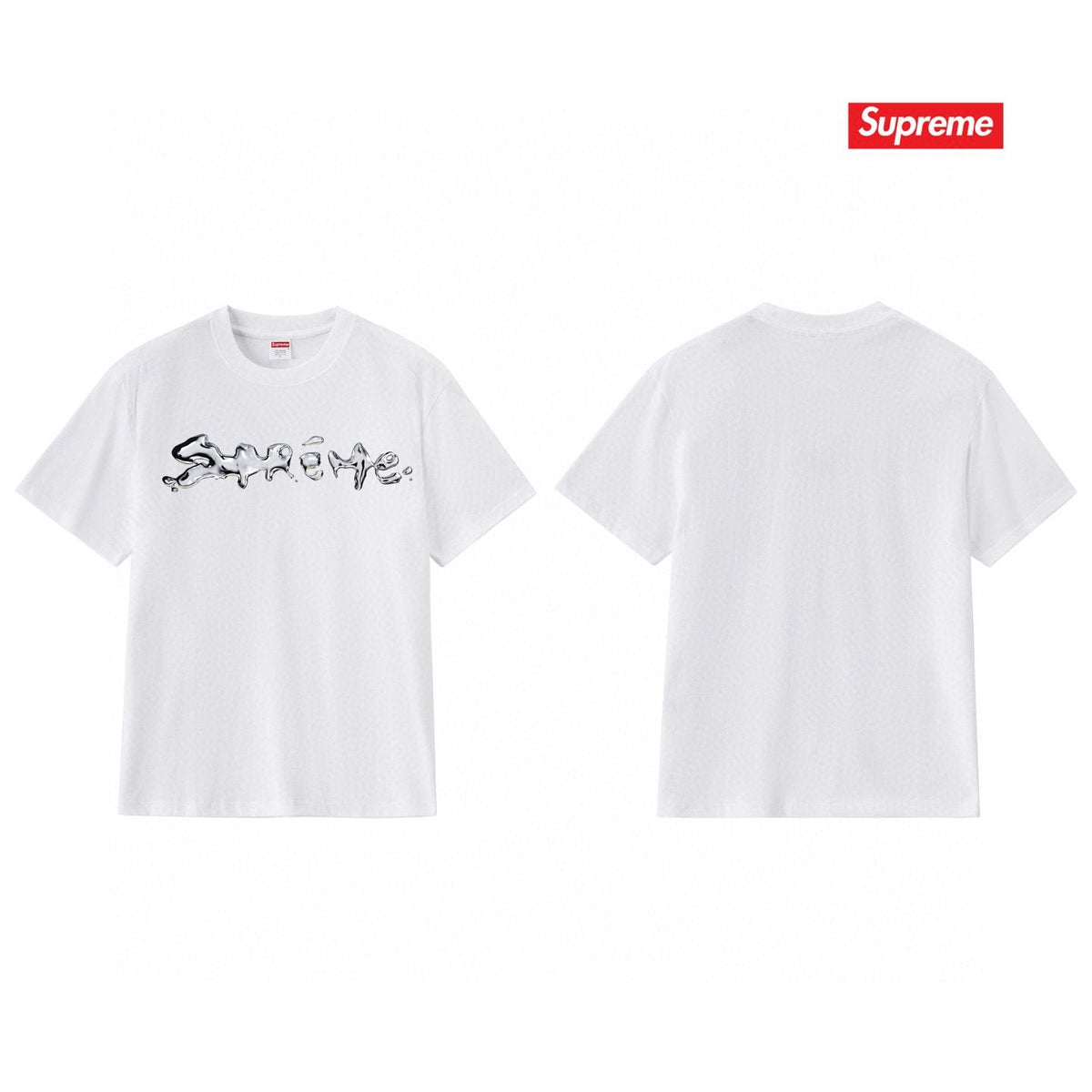 Supreme Chrome Wordmark Short-Sleeve T-Shirt