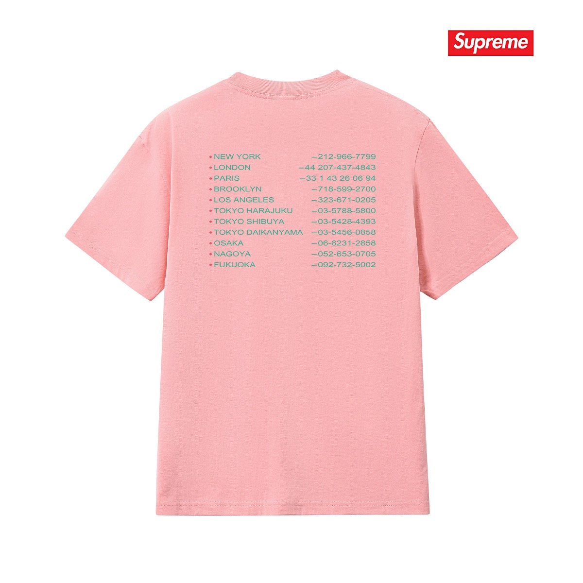 Supreme Front and Back Graphic T-Shirt