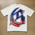Godspeed White Front & Back Graphic T-Shirt