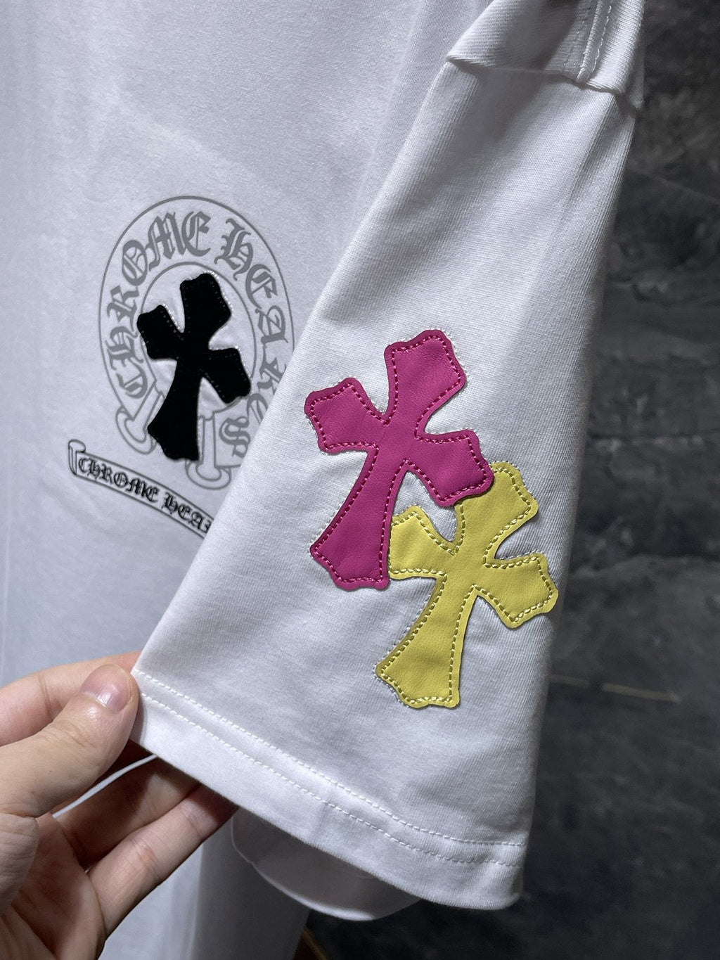 Chrome Hearts Cross Graphic Short-Sleeve T-Shirt
