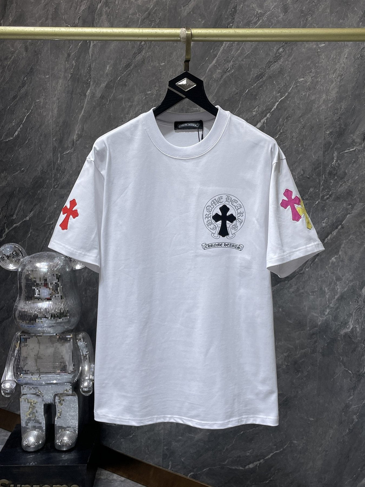 Chrome Hearts Cross Graphic Short-Sleeve T-Shirt