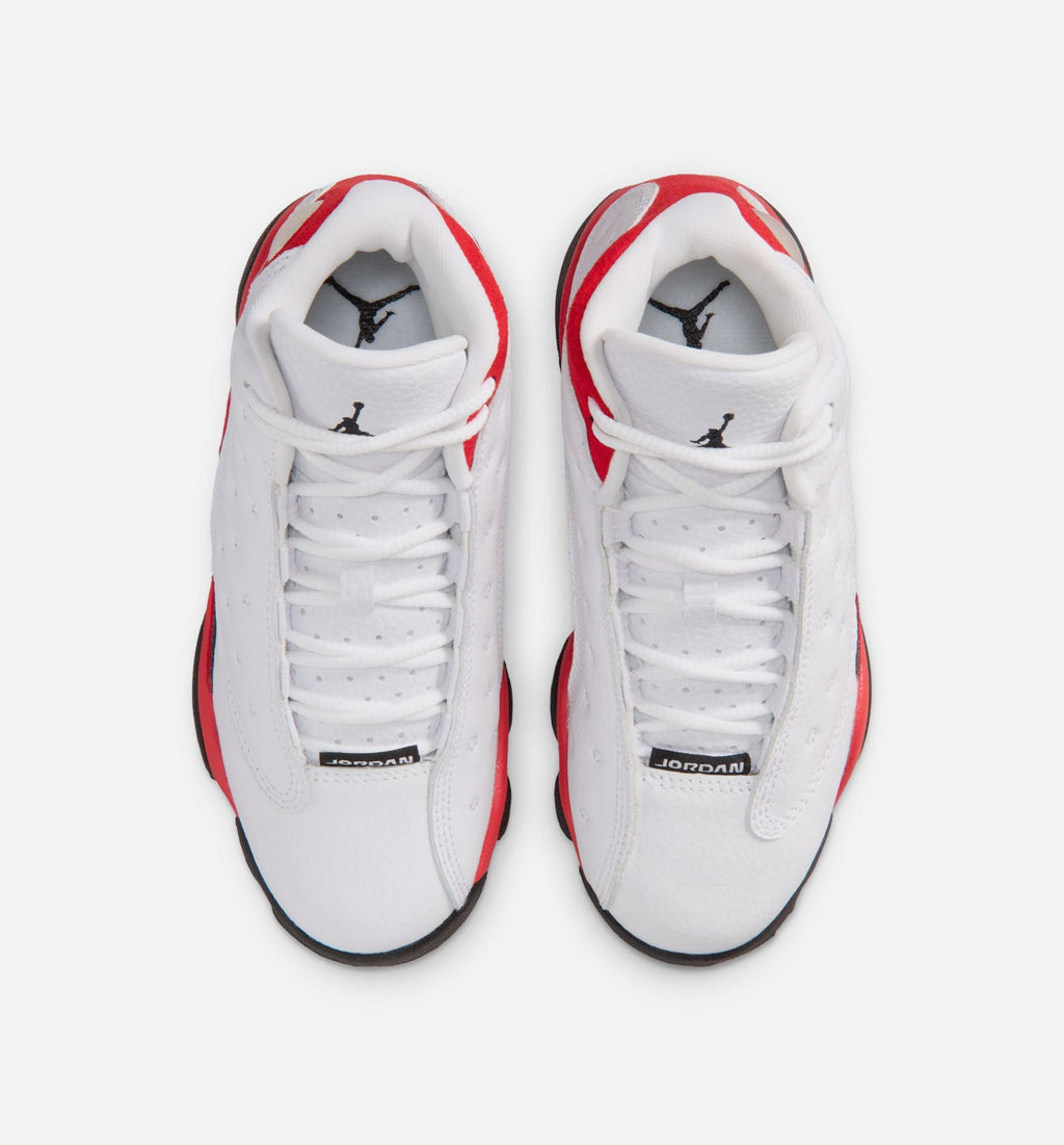 Air Jordan 13 Retro White and True Red Preschool – White/Black/True Red