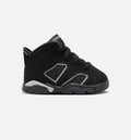 Air Jordan 6 Cap & Gown Infant/Toddler – Black/Reflective Silver/Black