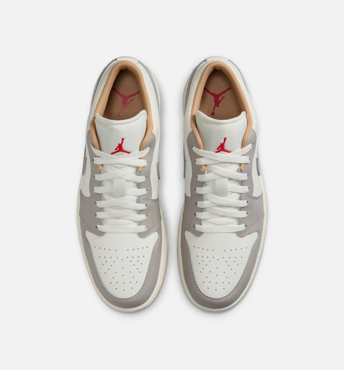 Air Jordan 1 Low “Sail/Fire Red” Men's Lifestyle Shoes