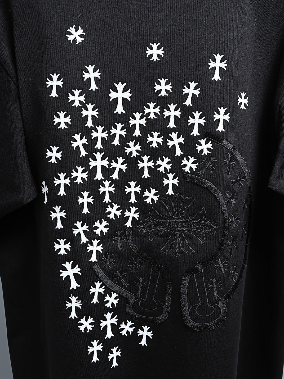 Chrome Hearts Clustered Cross Short-Sleeve T-Shirt