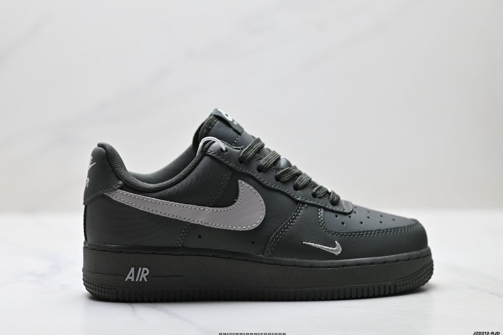 Nike Air Force 1 Low Charcoal Gray Unisex Sneakers Style 18