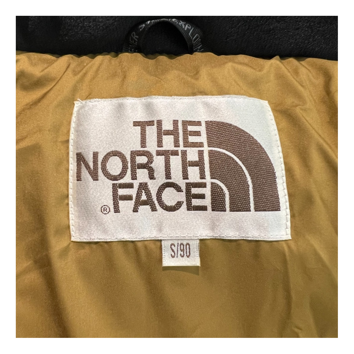 The North Face Color-Block Hooded Long Puffer Coat – Tan