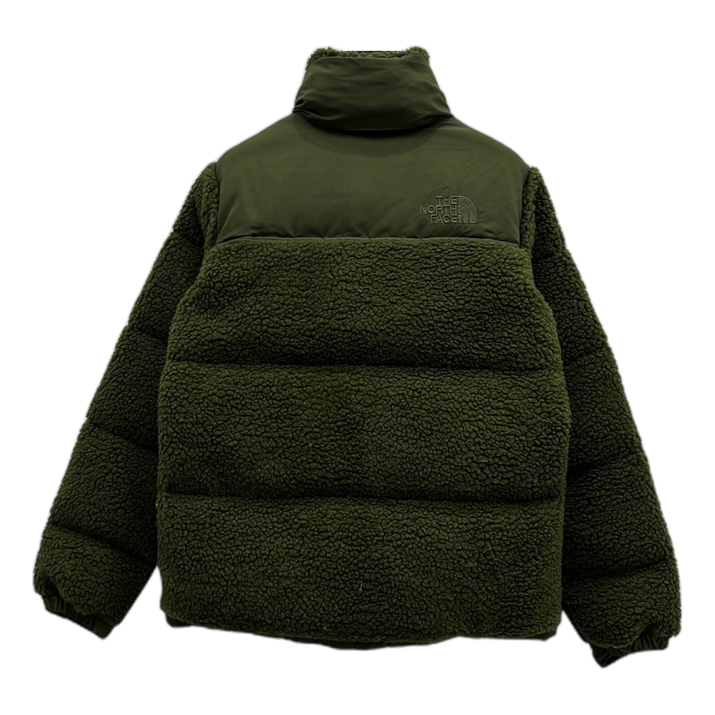 The North Face Fleece-Panel Stand-Collar Puffer Jacket | Olive | Women's Winter Jacket