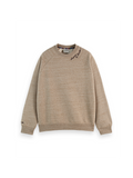 S&S Space Yarn Embroidered Loose-Fit Sweatshirt