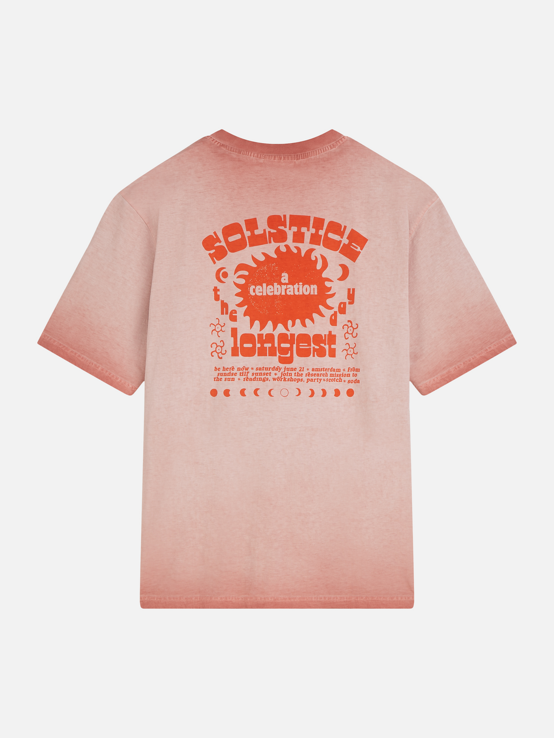 S&S Front and Back Artwork Loose-Fit Cold-Dyed Tee