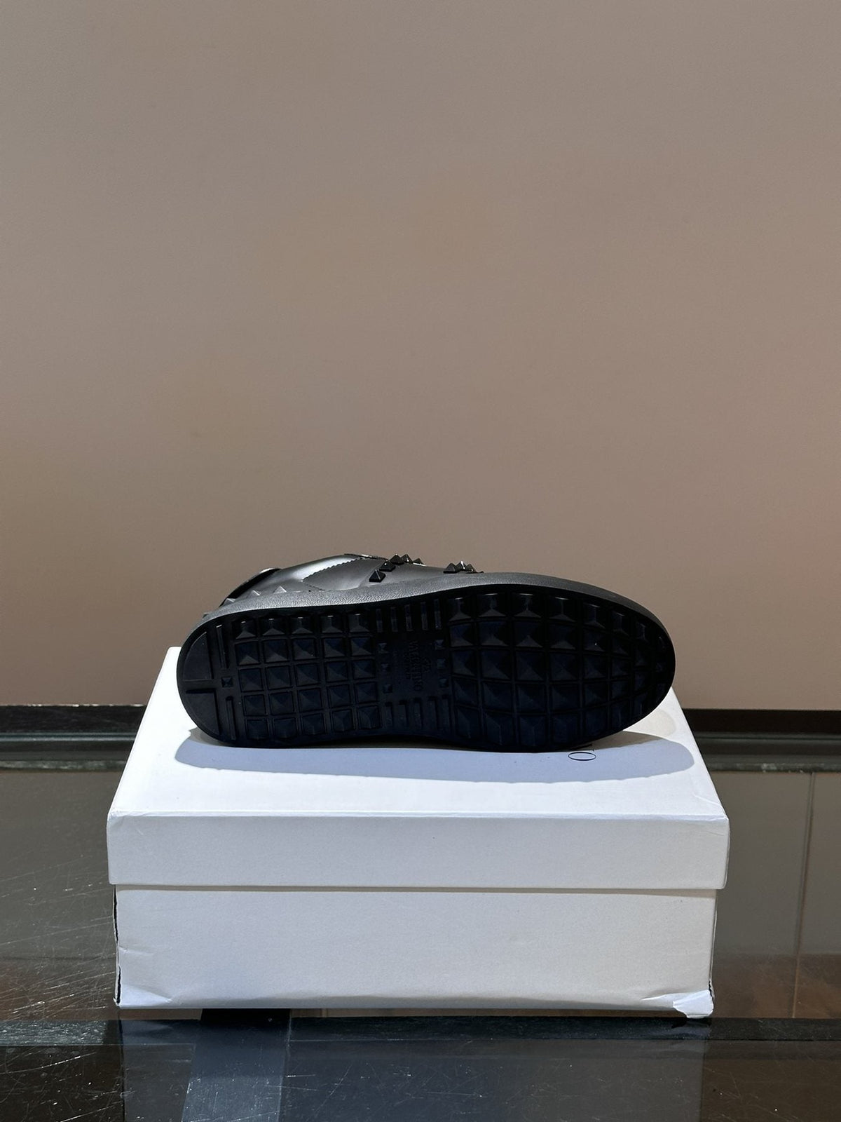 Valentino Garavani Black Studded Low-Top Sneakers