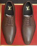 Louis Vuitton Brown Lace-Up Dress Shoes - Low-Profile Dress-Shoe Silhouette