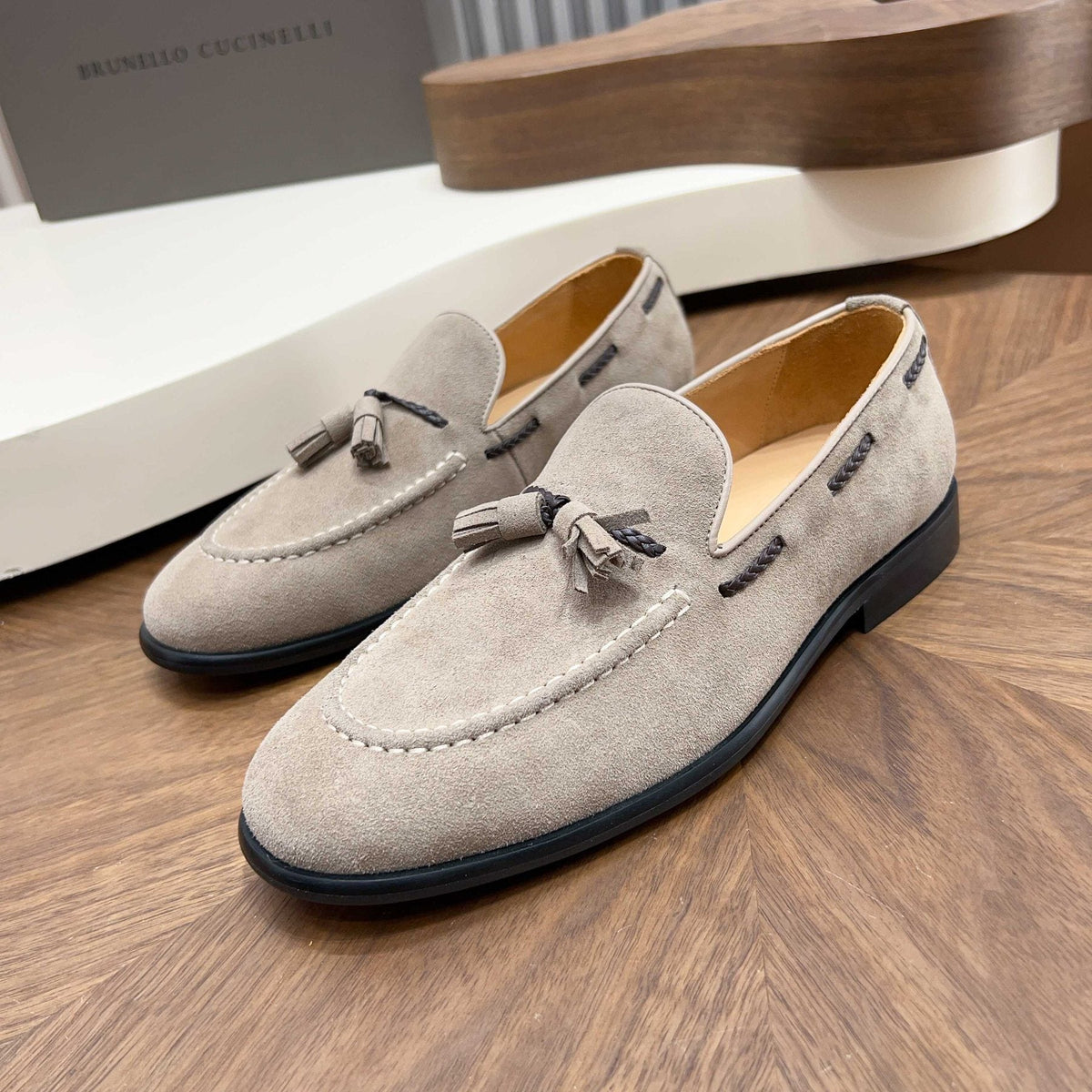 Brunello Cucinelli Men's Tassel Loafers - Rubber Outsole