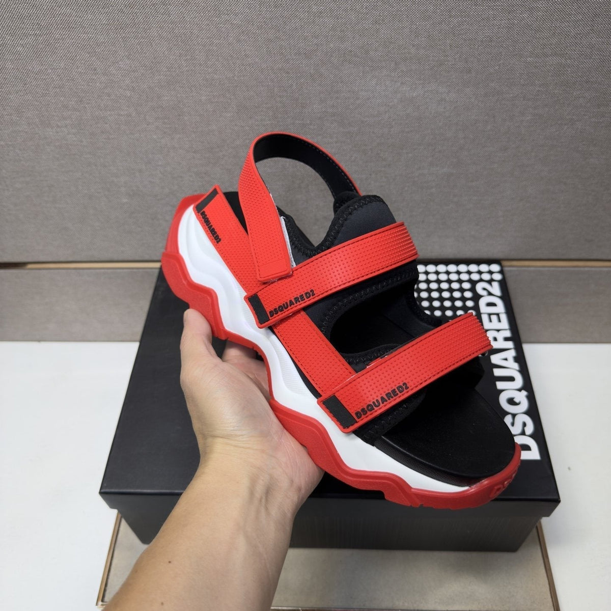 DSQUARED2 Multi-Strap Sport Sandals