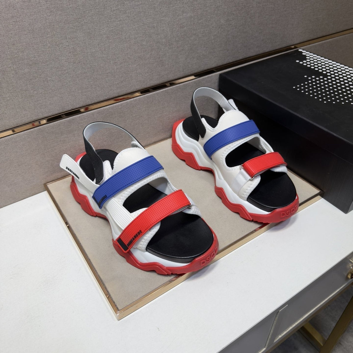 DSQUARED2 Multi-Strap Sport Sandals