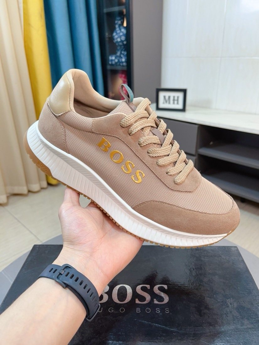 Hugo Boss Panelled Low-Top Sneakers