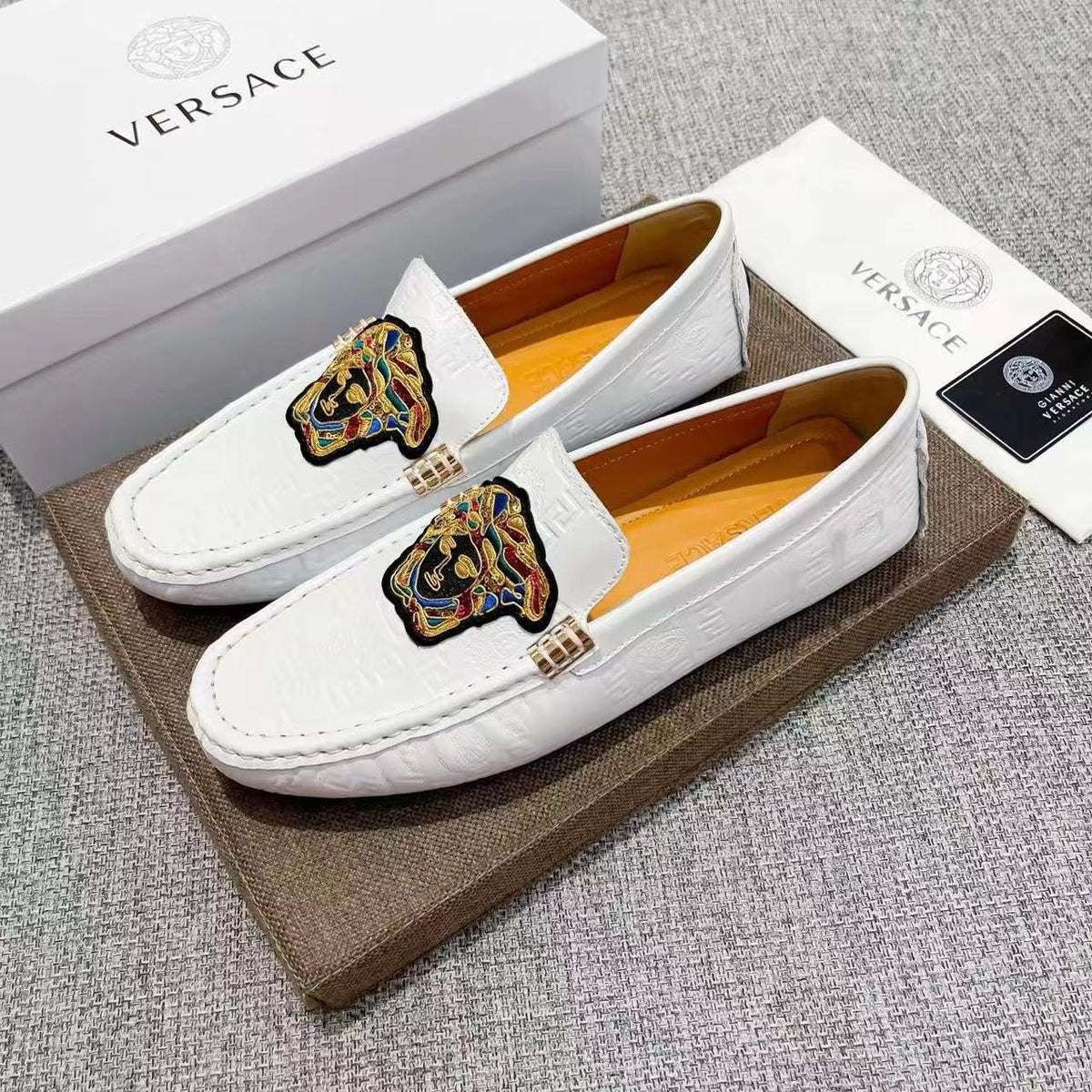 Versace Crest Loafers