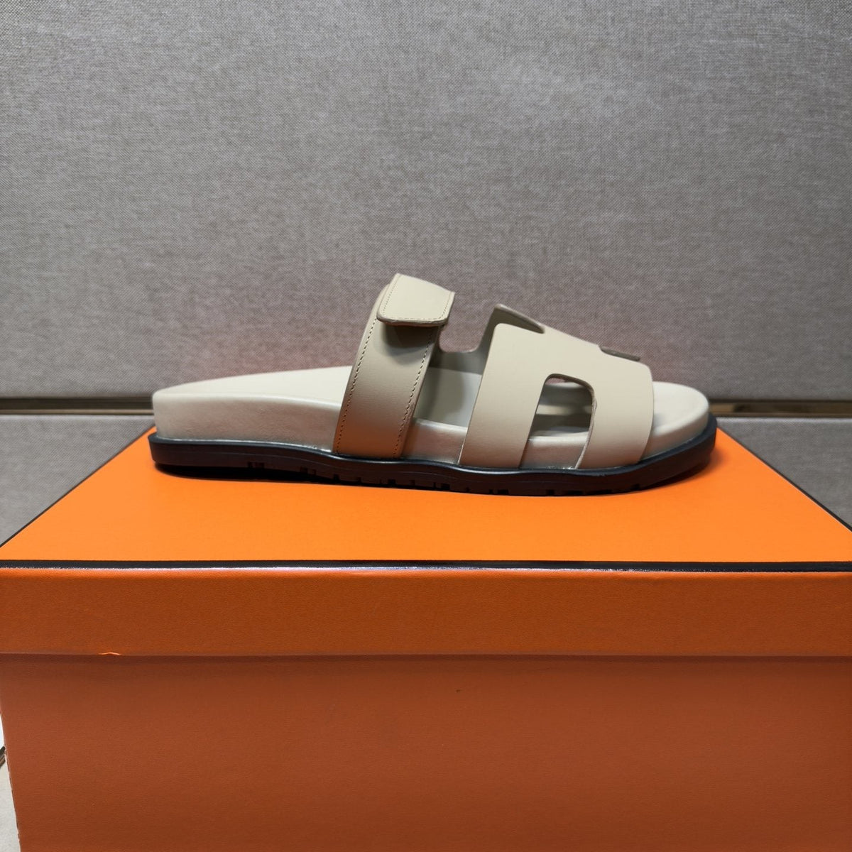 Hermès H-Cutout Open-Toe Sandals
