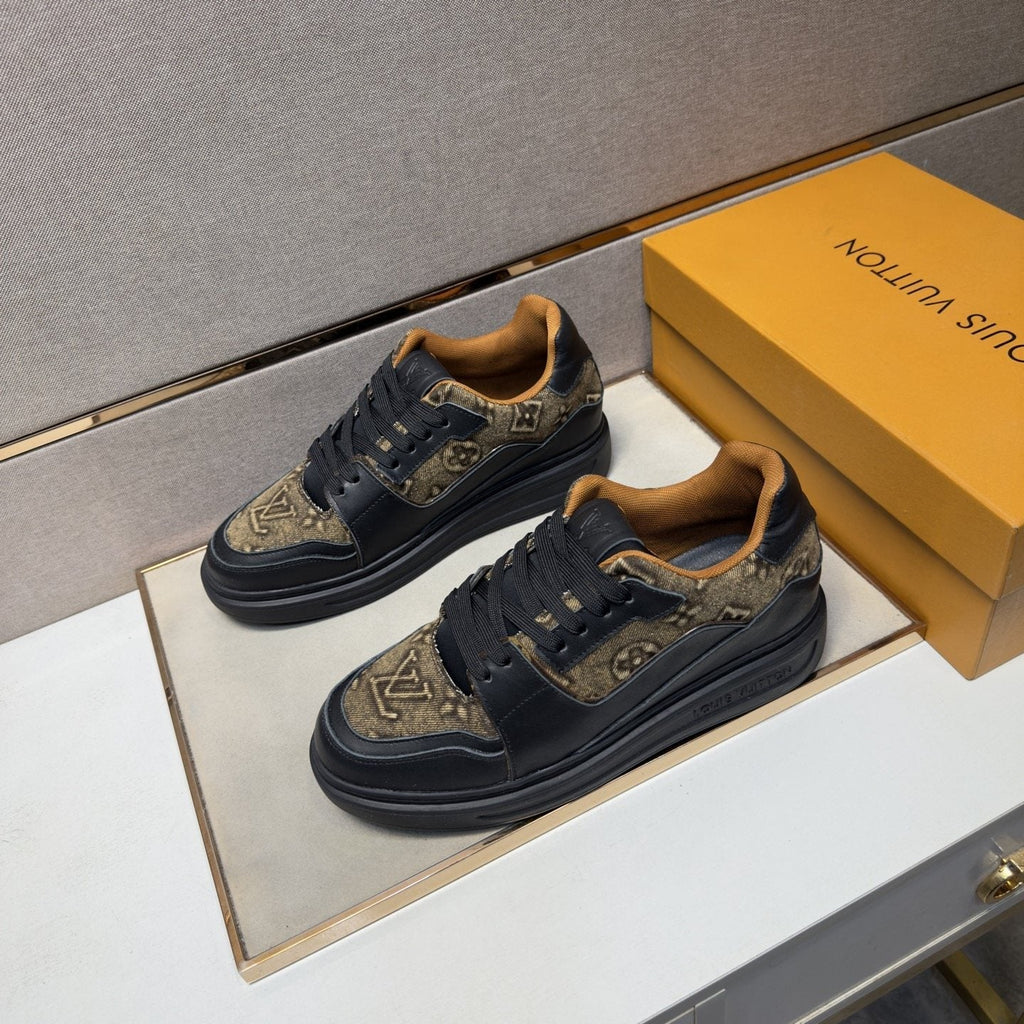 Louis Vuitton Men's Panel Low-Top Sneakers