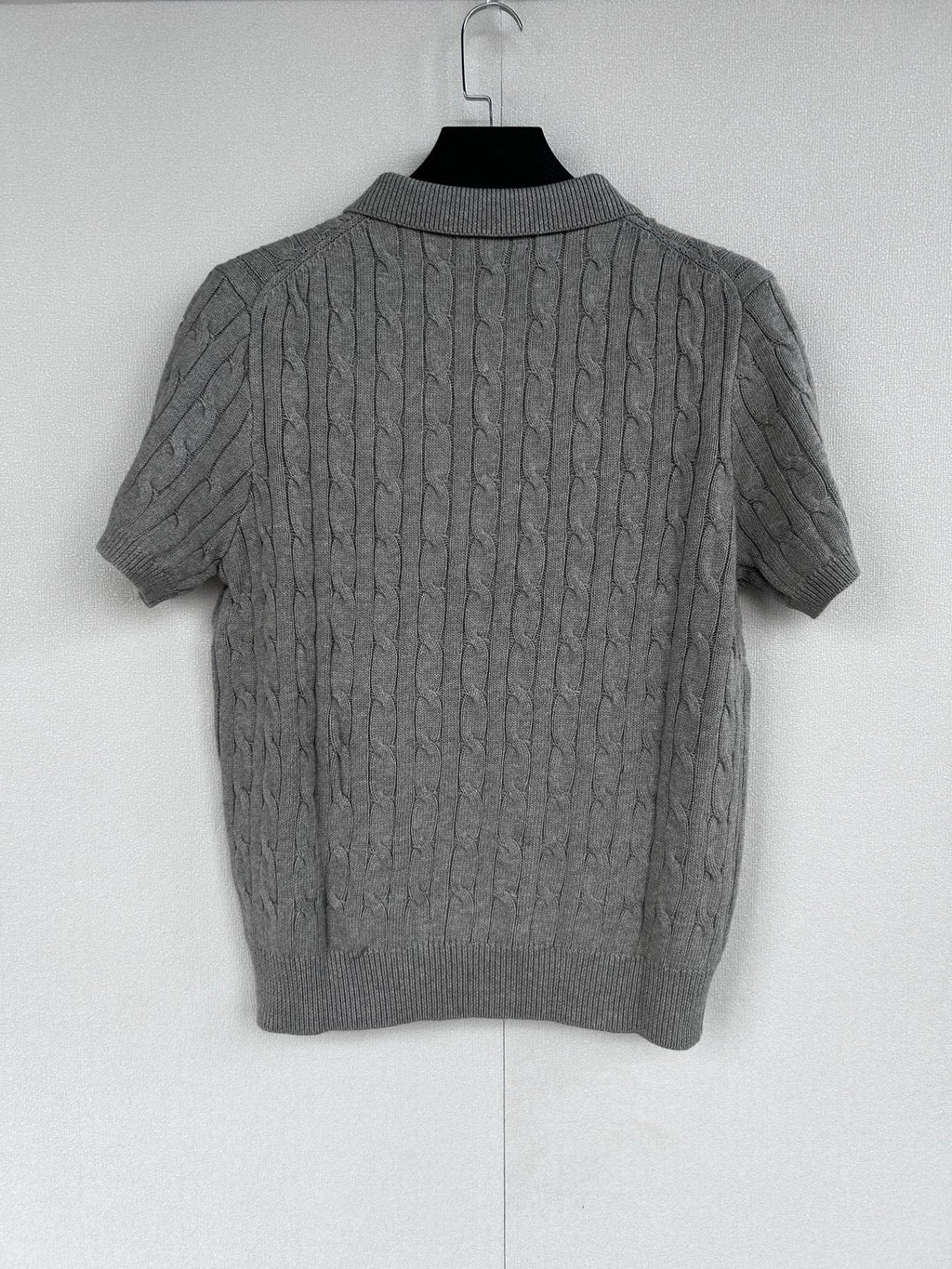 Ralph Lauren Cable-Knit Polo Shirt
