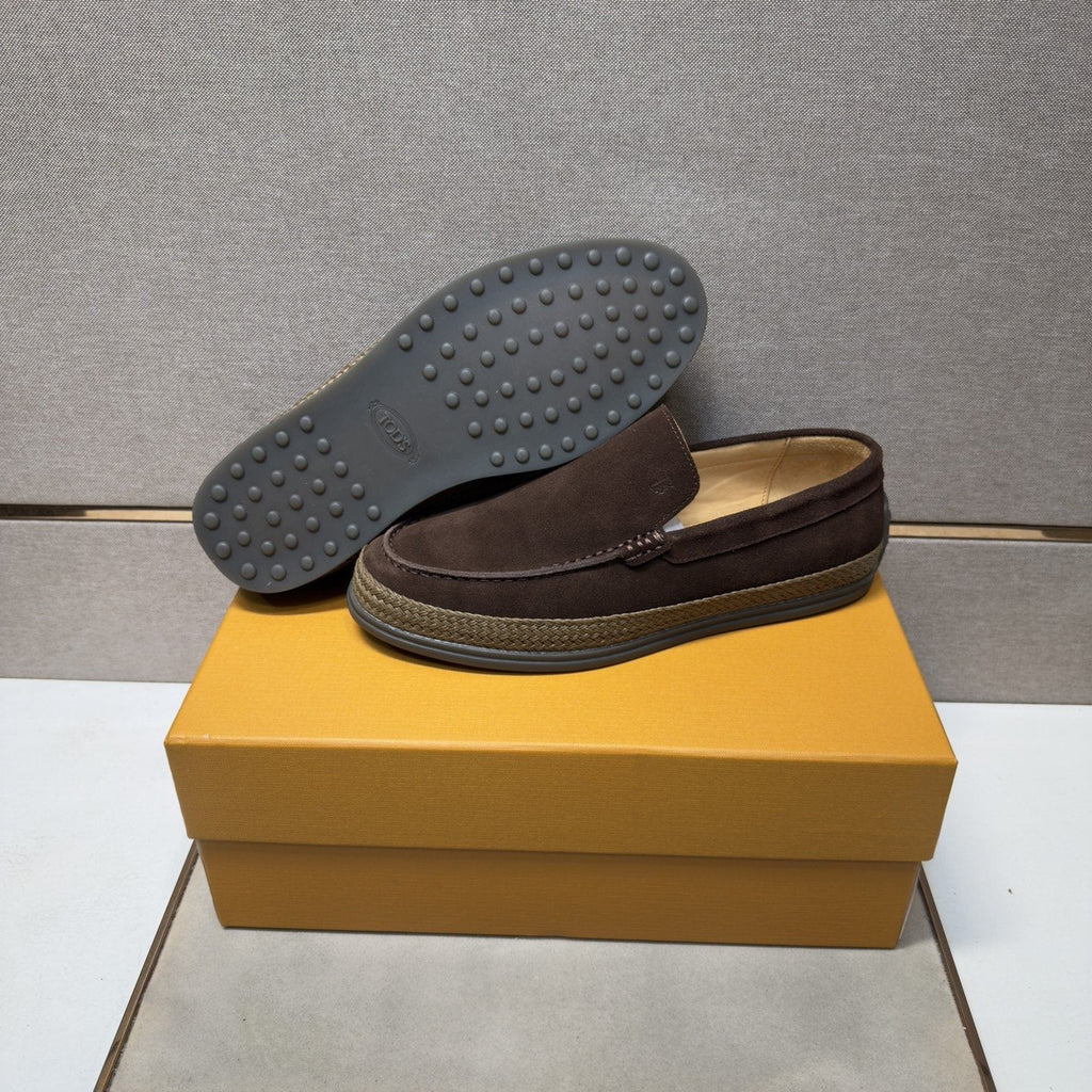 TOD'S Men's Textured Slip-On Loafers