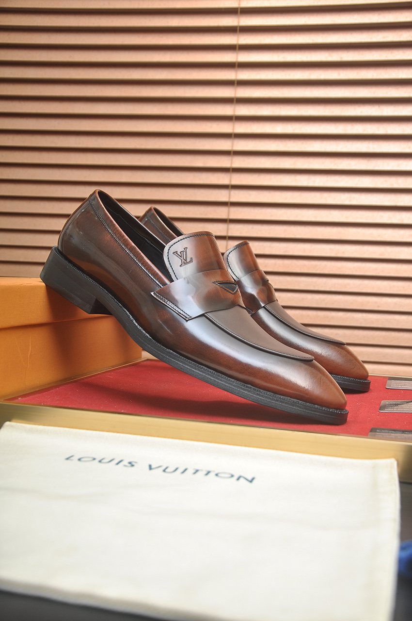 Louis Vuitton Checkered Buckle Loafers