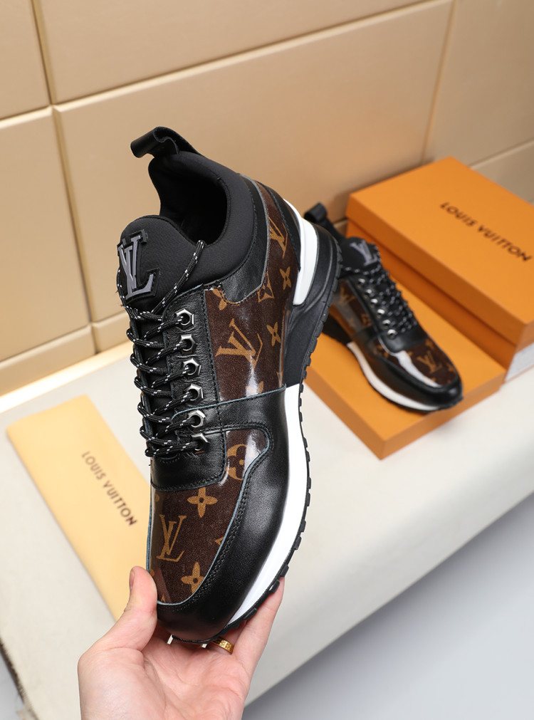 Louis Vuitton Monogram Panel Low-Top Sneakers