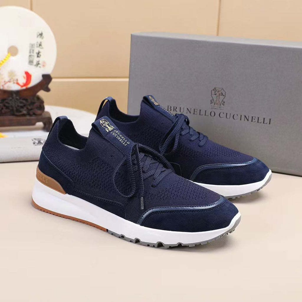 Brunello Cucinelli Contrast Low-Top Sneakers