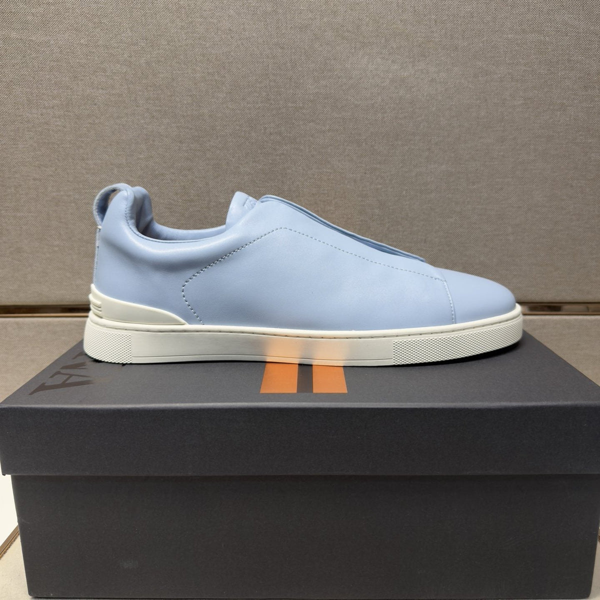 Zegna Men's Low-Top Slip-On Sneakers