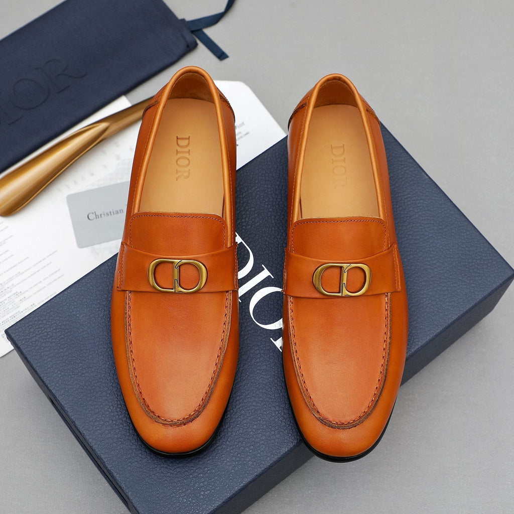 Dior Men's Double-Ring Buckle Loafers