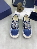 Dior Patterned Low-Top Canvas Sneakers