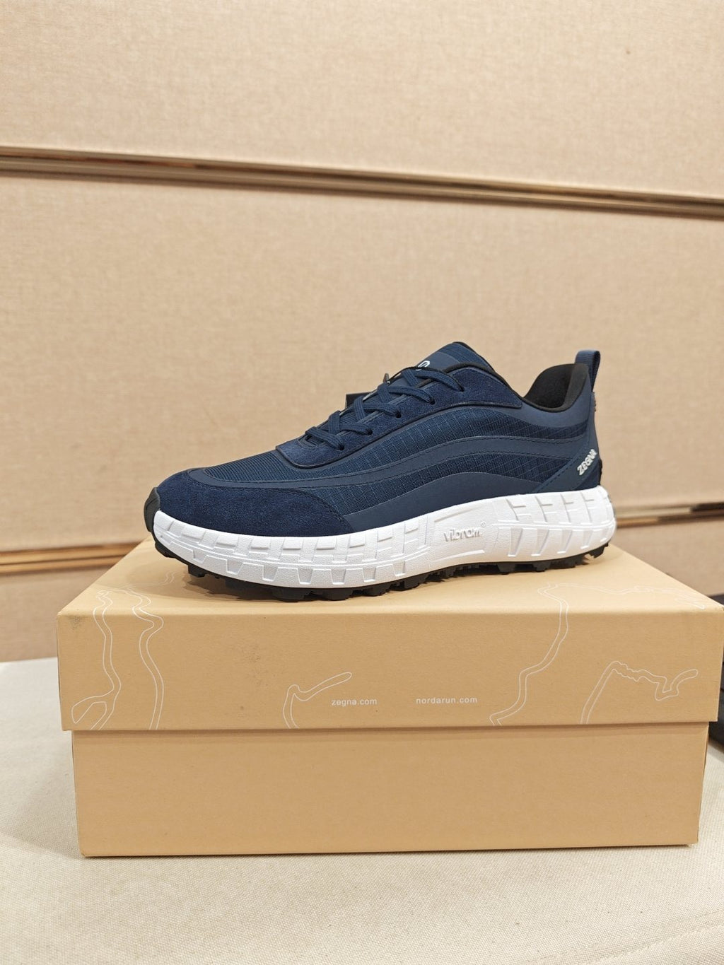 ZEGNA Paneled Low-Top Sneakers