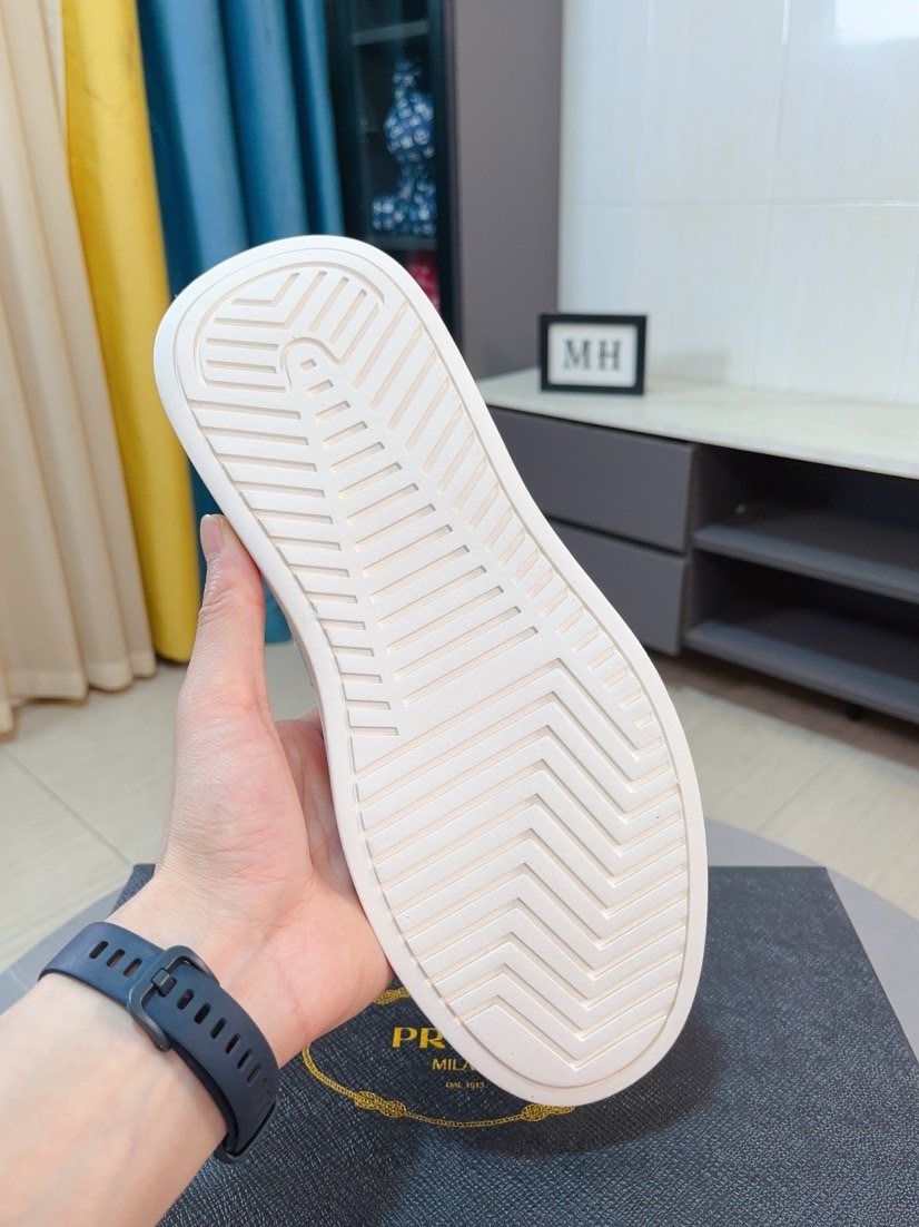 Prada Textured Slip-On Shoes