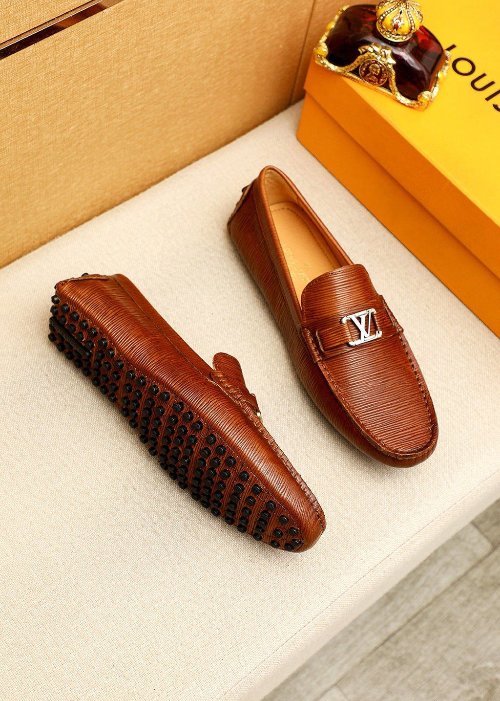Louis Vuitton Textured Driving Shoes