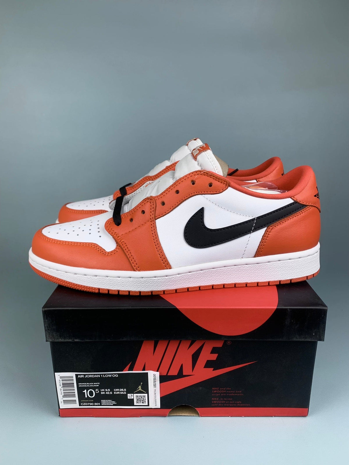 Air Jordan 1 Low Starfish White/Summit White Unisex Sneakers CZ0790-801