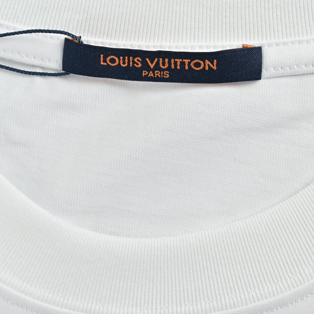 Louis Vuitton 2026SS Crown Embroidery Short Sleeve T-Shirt White