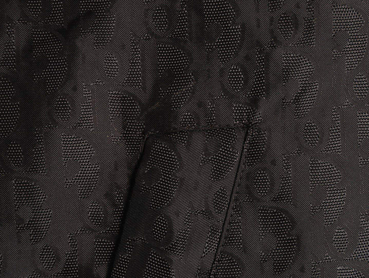 Dior 25SS Black Allover Jacquard Collared Jacket