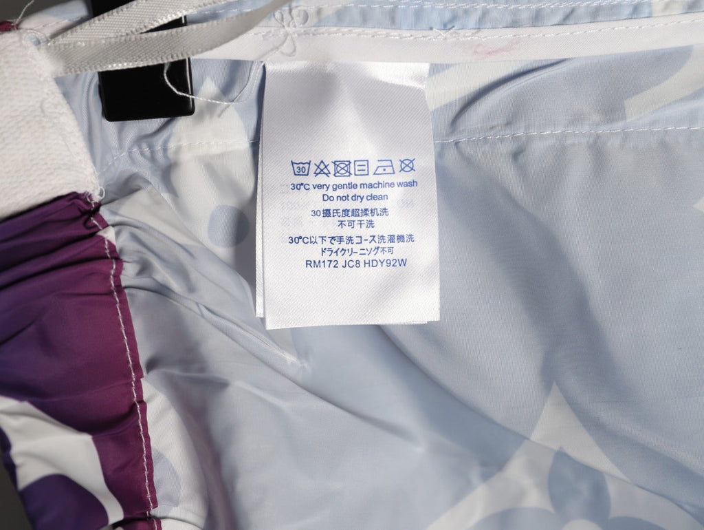 Louis Vuitton Monogram-Style Gradient Side-Tape Shorts - Blue